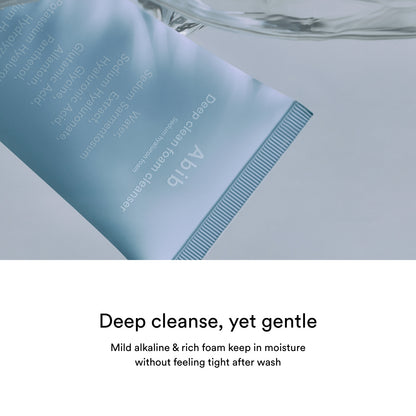 Abib Deep Clean Sedum Hyaluron Foam Cleanser