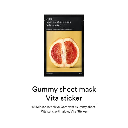 Abib Gummy Vita Sticker Sheet Mask