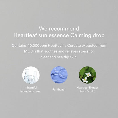 Abib Heartleaf Sun Essence Calming Drop SPF50+ PA++++