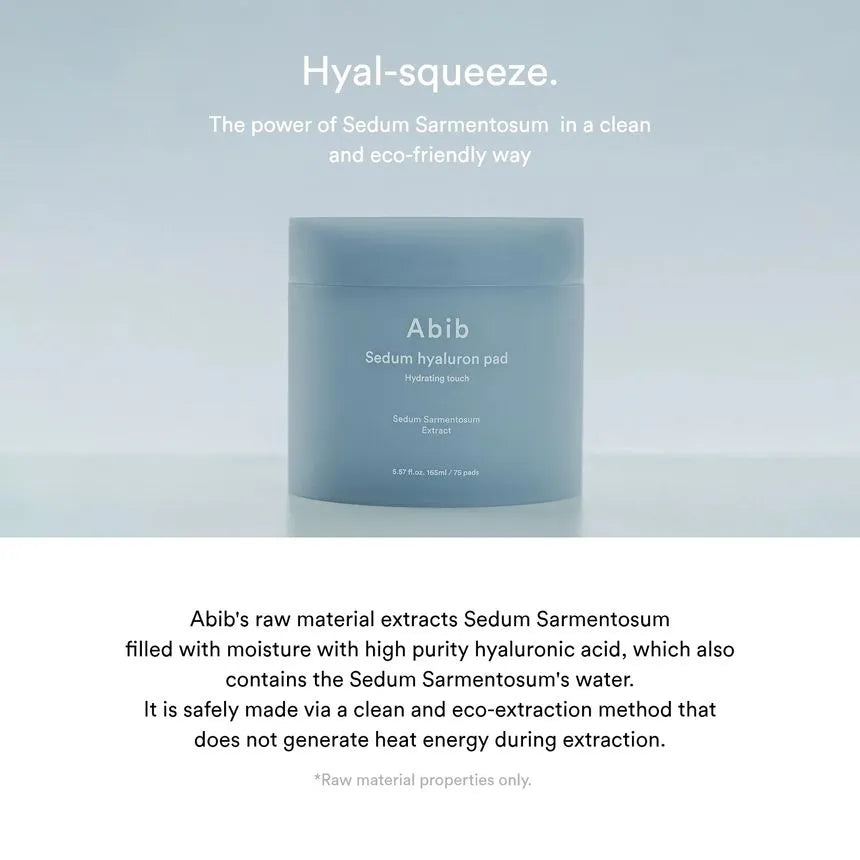 Abib Sedum Hyaluron Pad Hydrating Touch